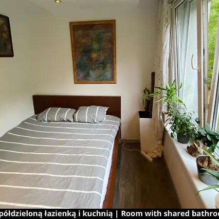 With Shared Bathroom And Kitchen 旅馆 克拉科夫